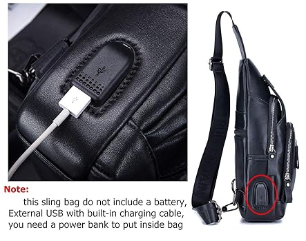 レザーチェストスリングバッグ Amazon.co.jp: Xieben スリングバッグ メンズ レザーチェスト